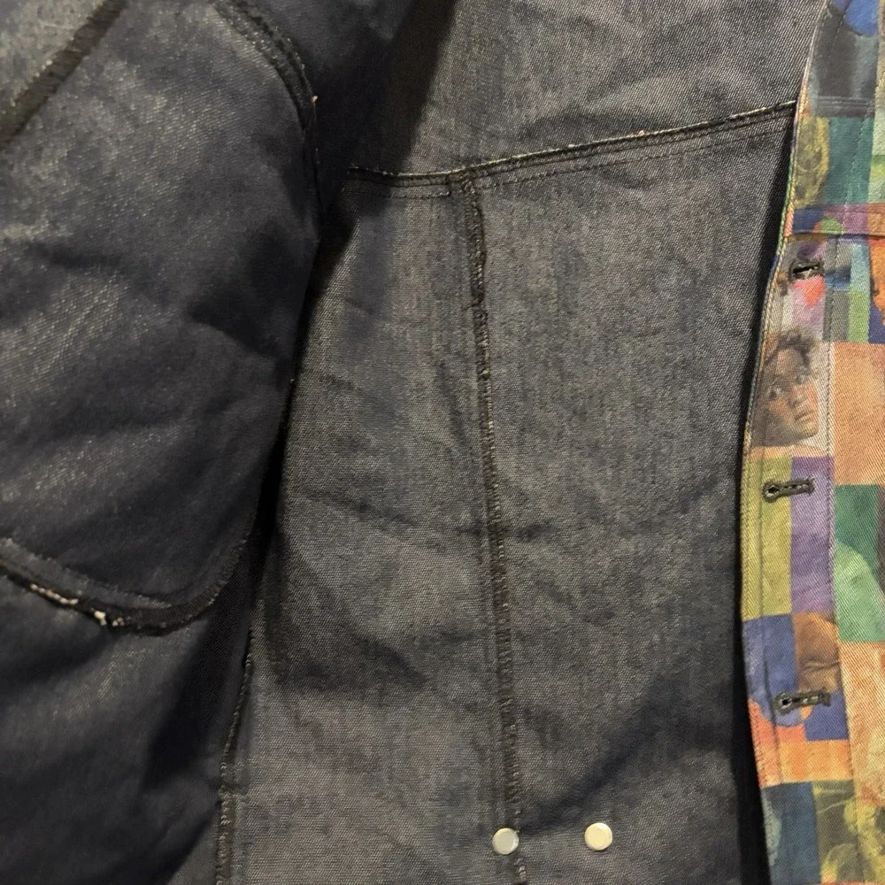 Vintage Randy Kemper Renaissance Art Denim Jacket Museum Core Maximalist 10 - Picture 15 of 16